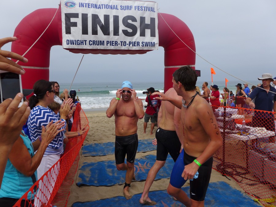 The Dwight Crum Pier-to-Pier Swim Challenges Ocean Swimmers